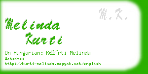 melinda kurti business card